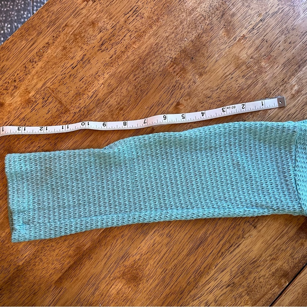 Francesca’s Turquoise Hi-Lo Sweater | Large - Picture 6 of 8